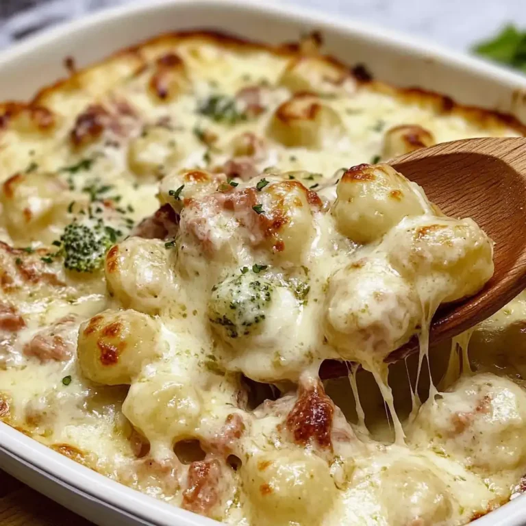 The Ultimate Creamy Chicken Gnocchi Alfredo Bake