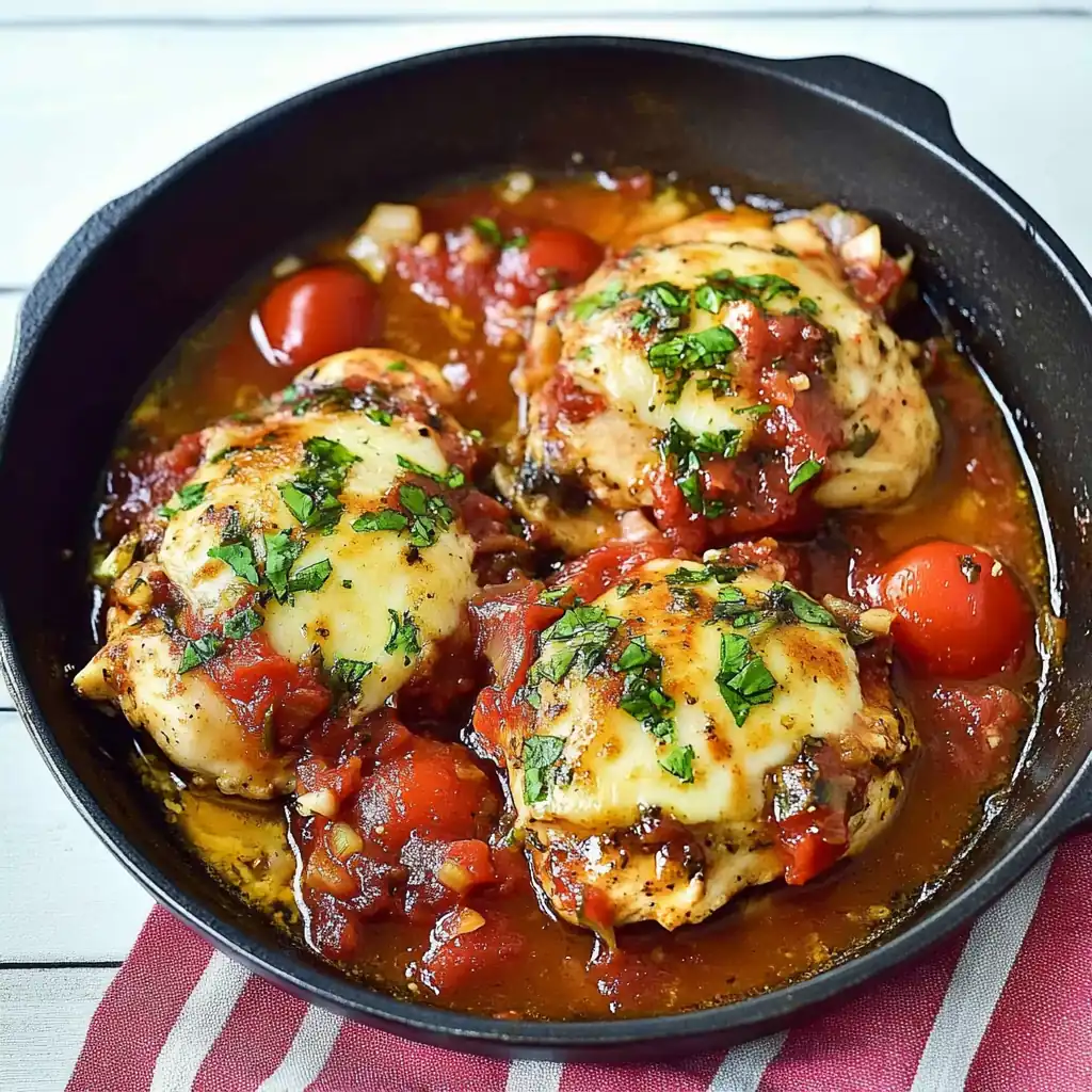 Family Lunch: Baked Caprese Chicken in 35 Minutes