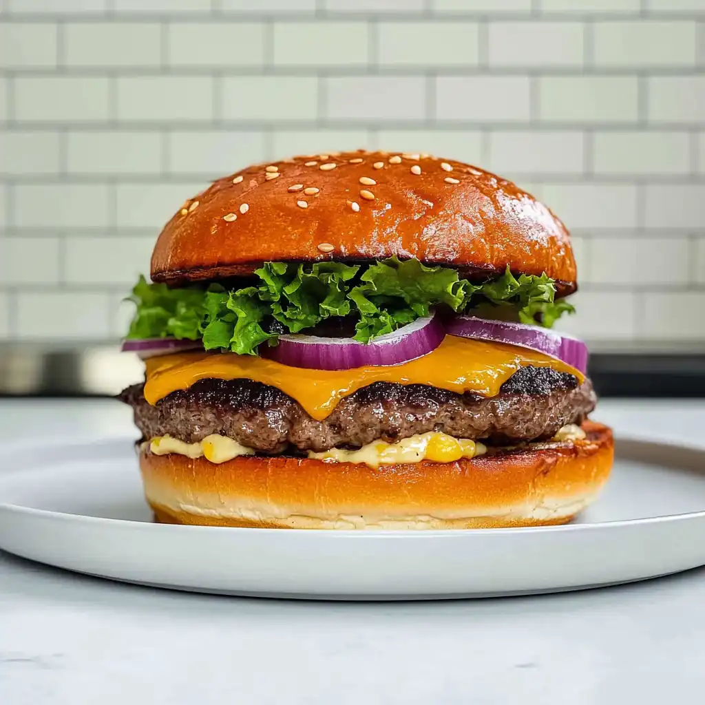 The Ultimate Juicy Grilled Burger — No More Dry Patties!