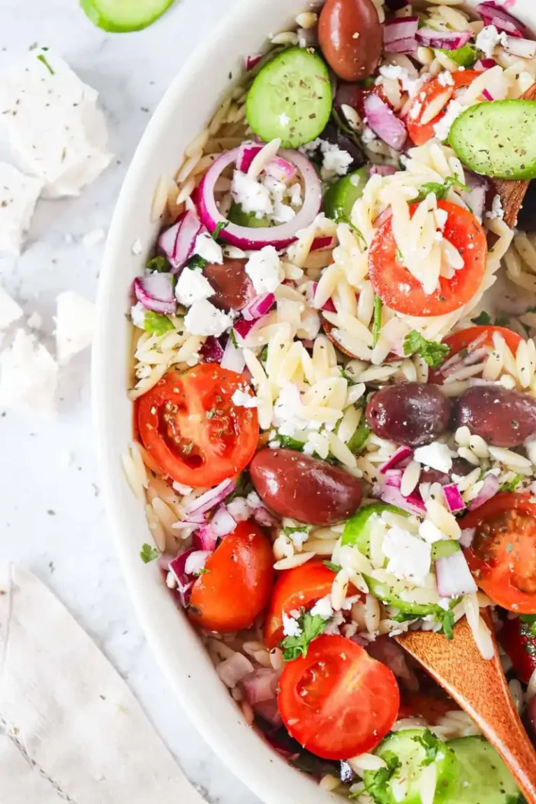 Greek Orzo Pasta Salad: Fresh Mediterranean Delight