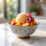No-Churn Peach Sorbet: The Ultimate Summer Cooler