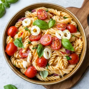 Refreshing Caprese Pasta Salad — The Ultimate Summer Side Dish