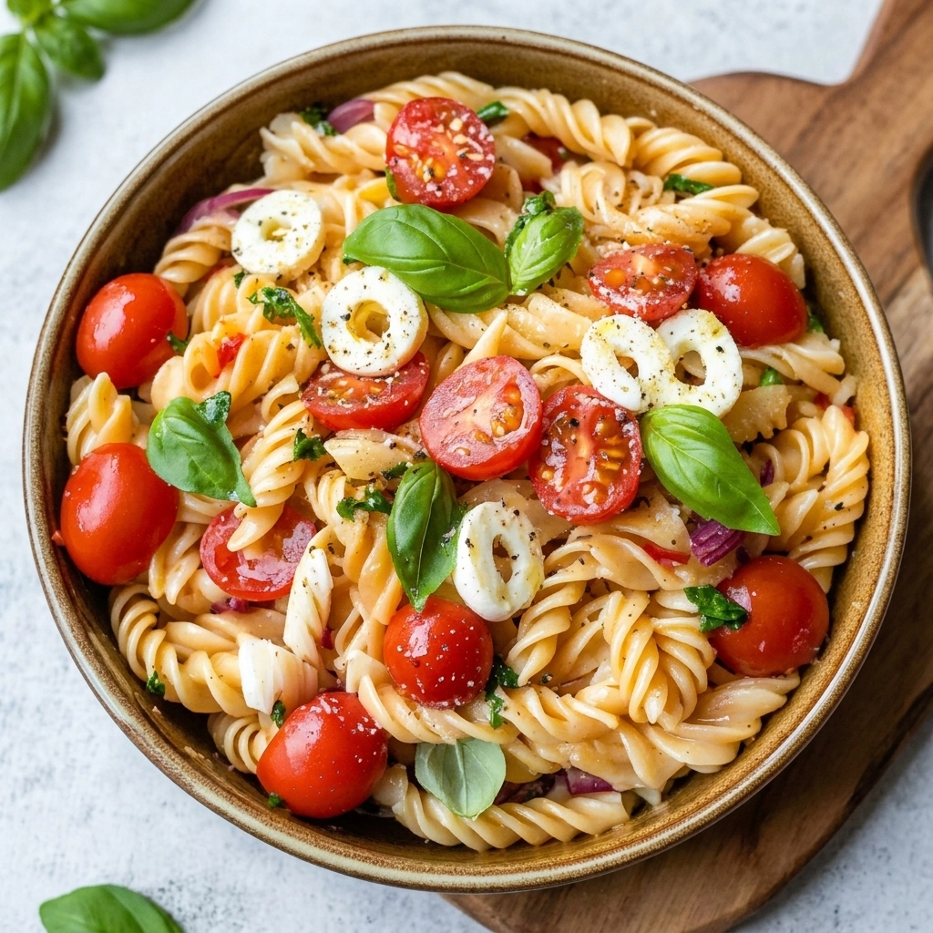 Refreshing Caprese Pasta Salad — The Ultimate Summer Side Dish