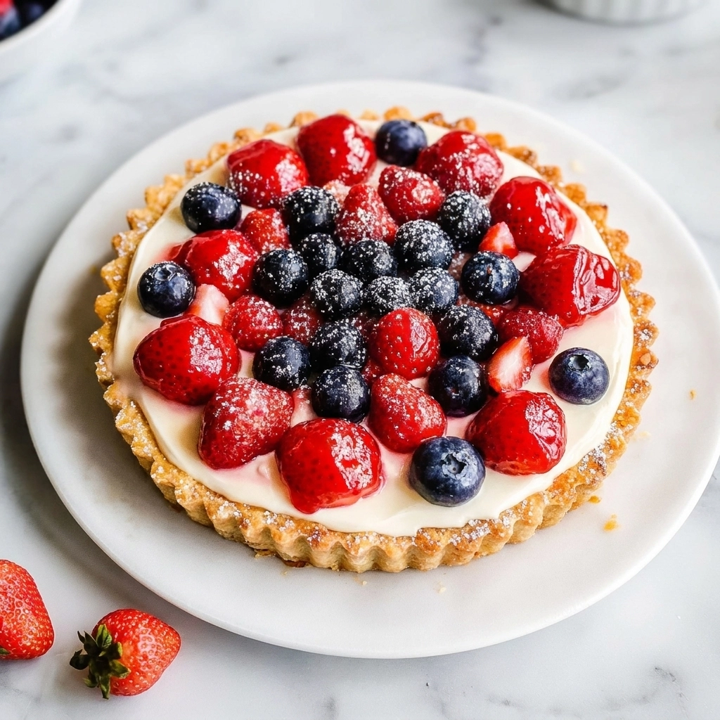 Red, White & Blue No-Bake Tartlets for July 4th!