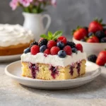 Summer Berry Poke Cake — The Ultimate Refreshing Dessert