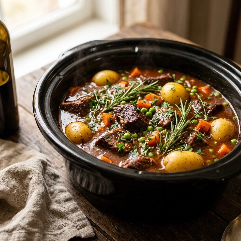 Cozy Crockpot Beef Stew Recipe: Easy Fall Vegetables Dinner Idea | Comfort Food Dinner