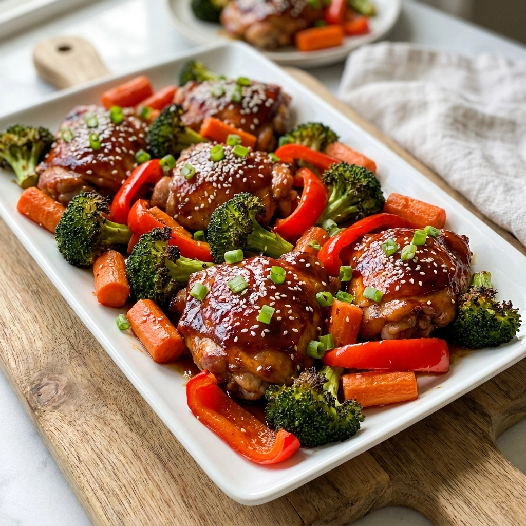 Crispy Sheet Pan Teriyaki Chicken and Vegetables: Your New Favorite Weeknight Win! | Easy Sheet Pan Dinner