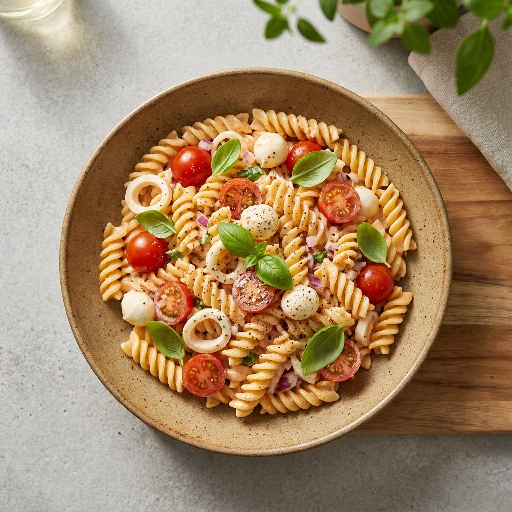 Refreshing Caprese Pasta Salad — The Ultimate Summer Side Dish