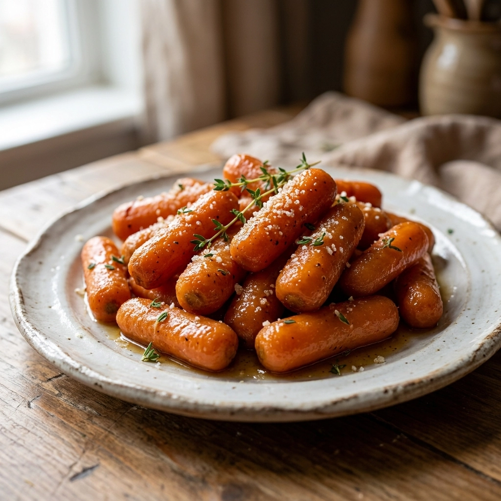 Cozy Maple Glazed Carrots with Brown Butter Easy Recipe for Fall Sides | Best Side Dish