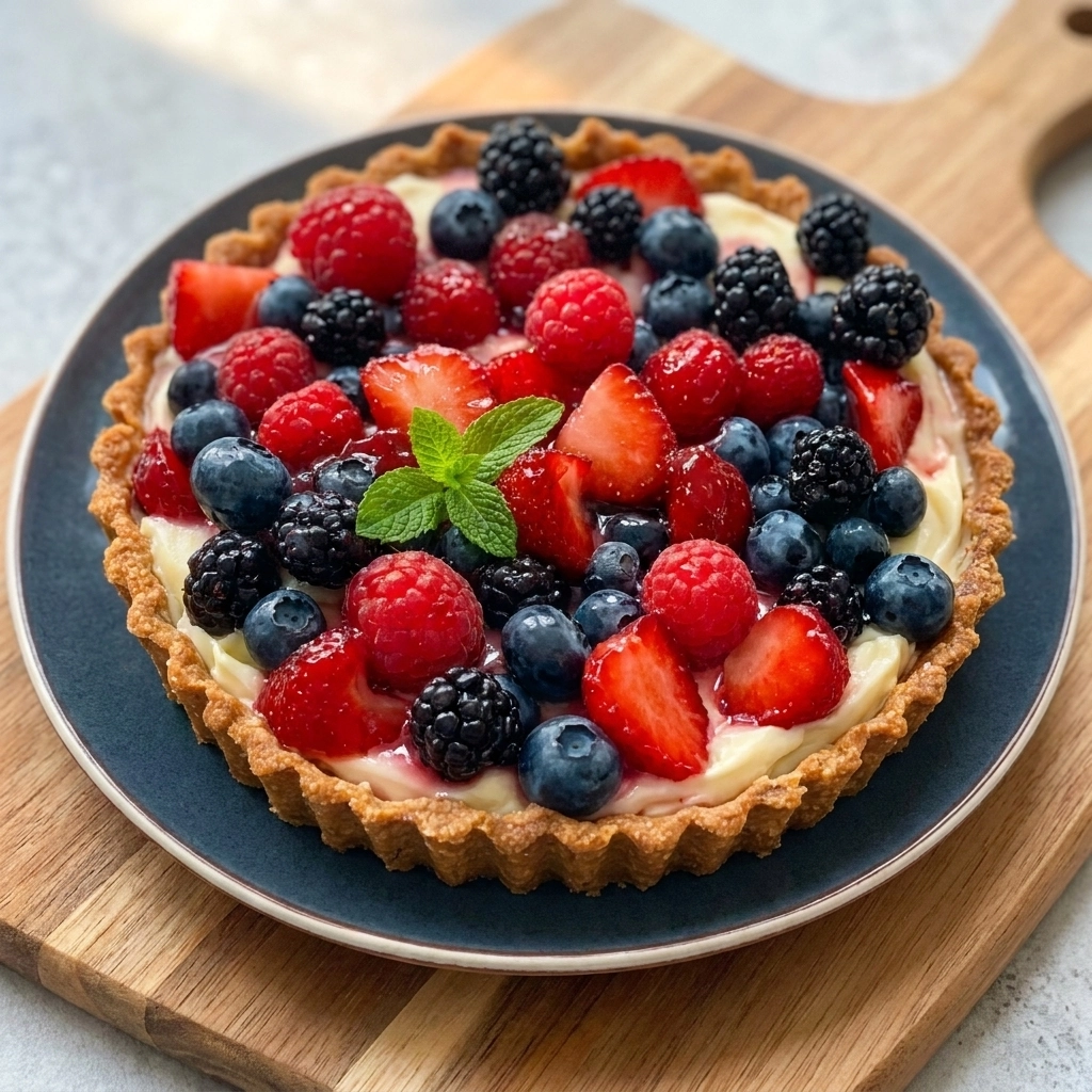 Stunning 4th of July Fruit Tart — The Ultimate Summer Dessert