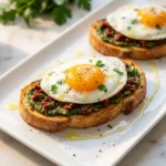 Sun-Dried Tomato Pesto Egg Toast: The Ultimate Savory Breakfast | Easy Egg Toast Ideas