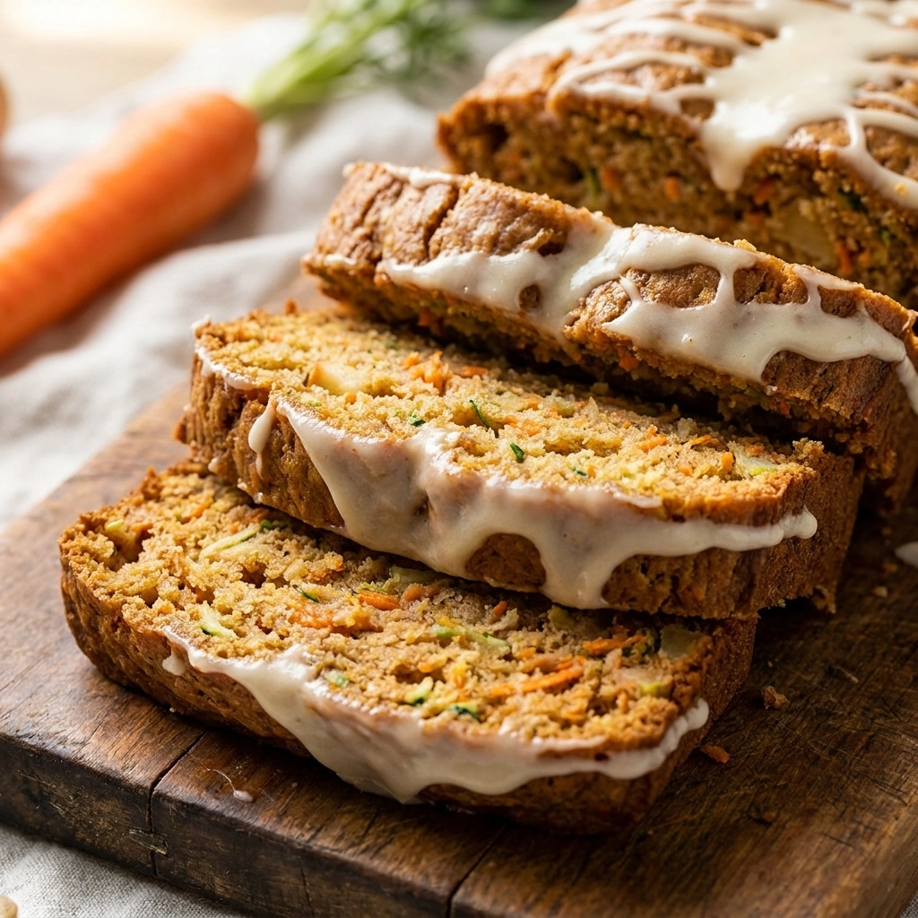 The Ultimate Carrot Apple Zucchini Bread Recipe | Healthy Vegetable Quick Bread