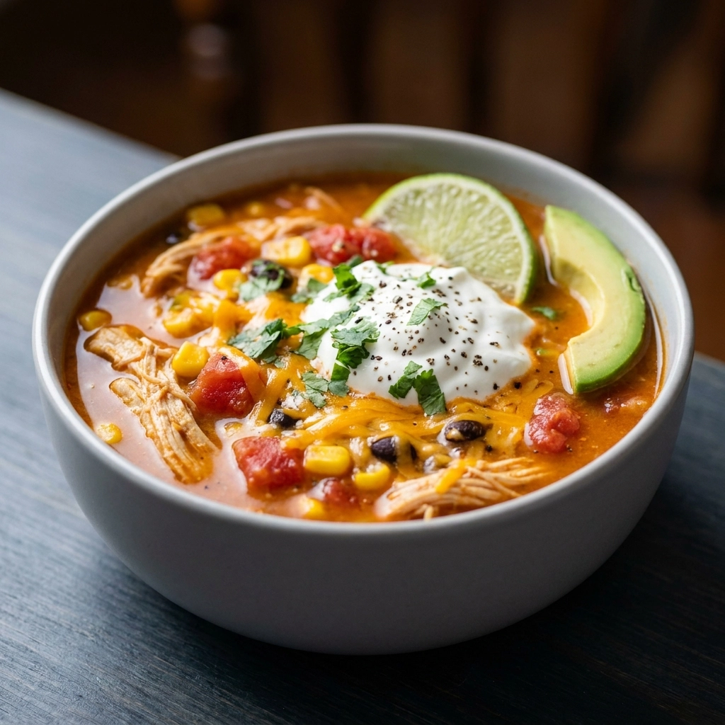 The Ultimate Creamy Chicken Enchilada Soup | Easy Mexican Comfort Food
