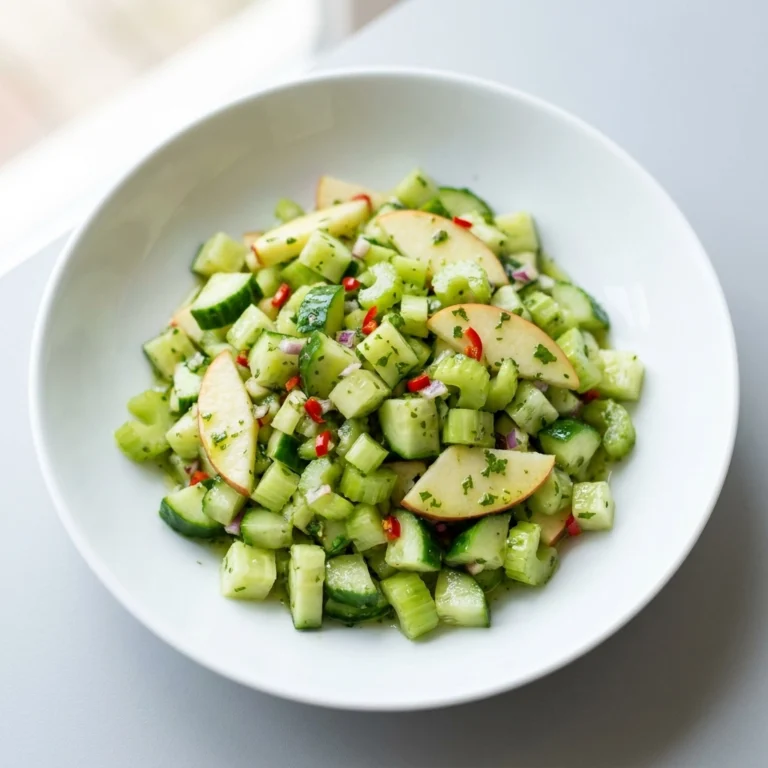 The Ultimate Crisp Cucumber Celery Salad with Apple | Refreshing Summer Salad
