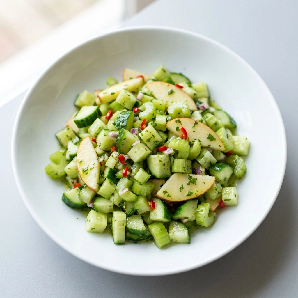 The Ultimate Crisp Cucumber Celery Salad with Apple | Refreshing Summer Salad