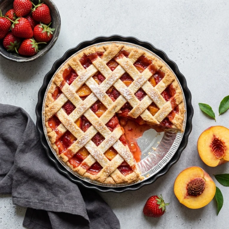 The Definitive Homemade Strawberry Peach Pie | Best Summer Fruit Pie Recipe