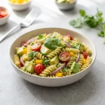 Fresh & Healthy Cilantro Lime Pasta Salad (Super Creamy) | Easy Summer Side Dish