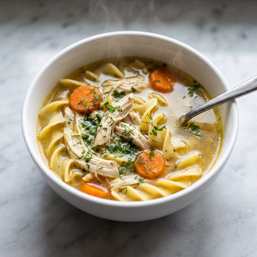 Easy Homestyle Chicken Noodle Soup Recipe | Best Comfort Food Dinner Idea