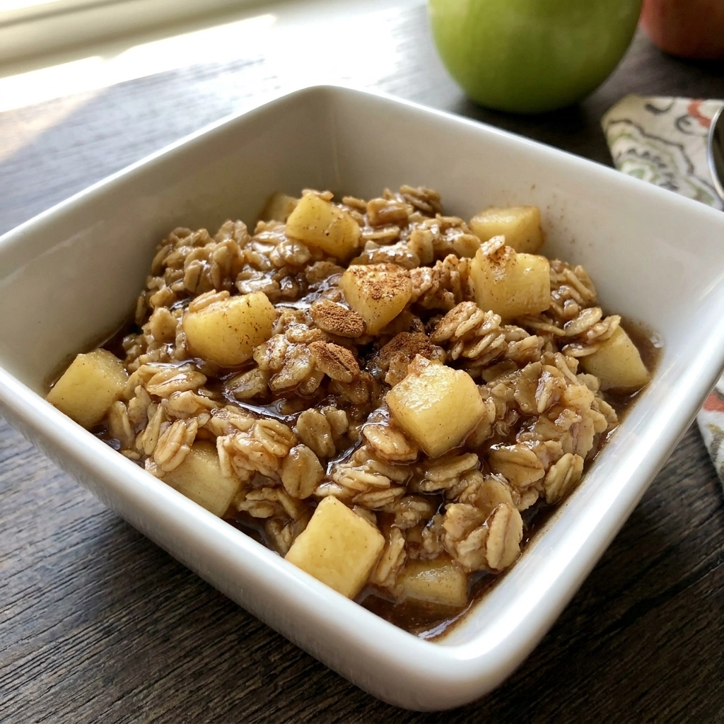 Amish-Style Apple Cinnamon Baked Oatmeal: A Cozy Delight! | Healthy Breakfast Casserole