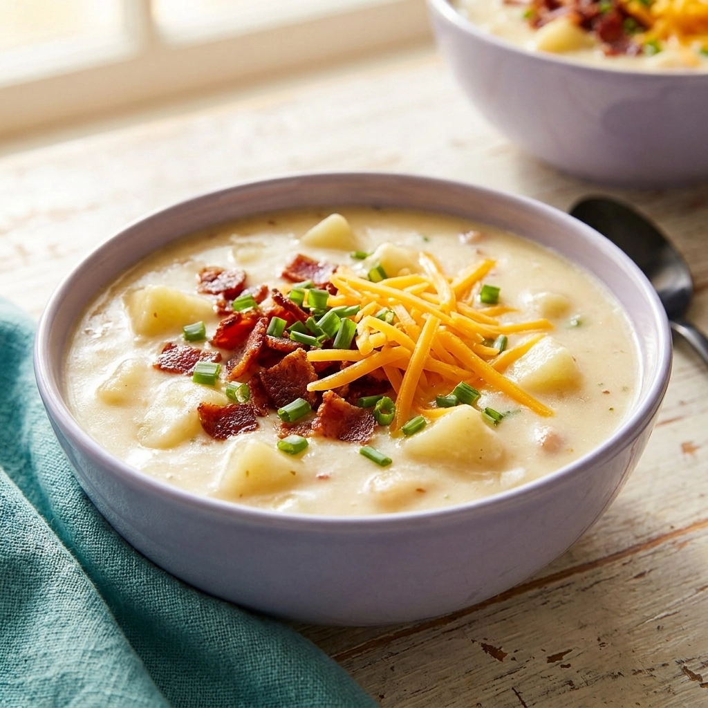 The Ultimate Slow-Cooker Creamy Potato Soup | Easy Crock Pot Potato Soup