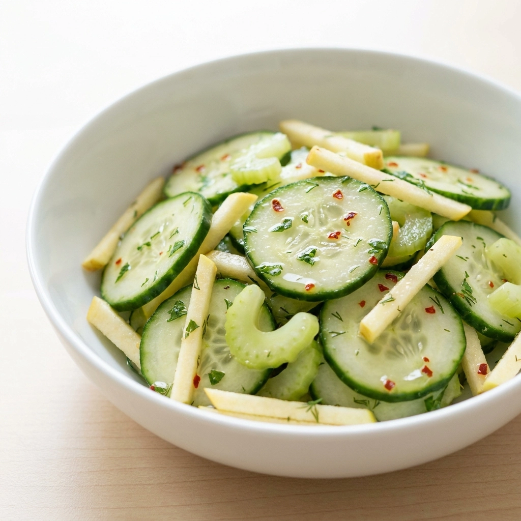 The Ultimate Crisp Cucumber Celery Salad with Apple | Refreshing Summer Salad