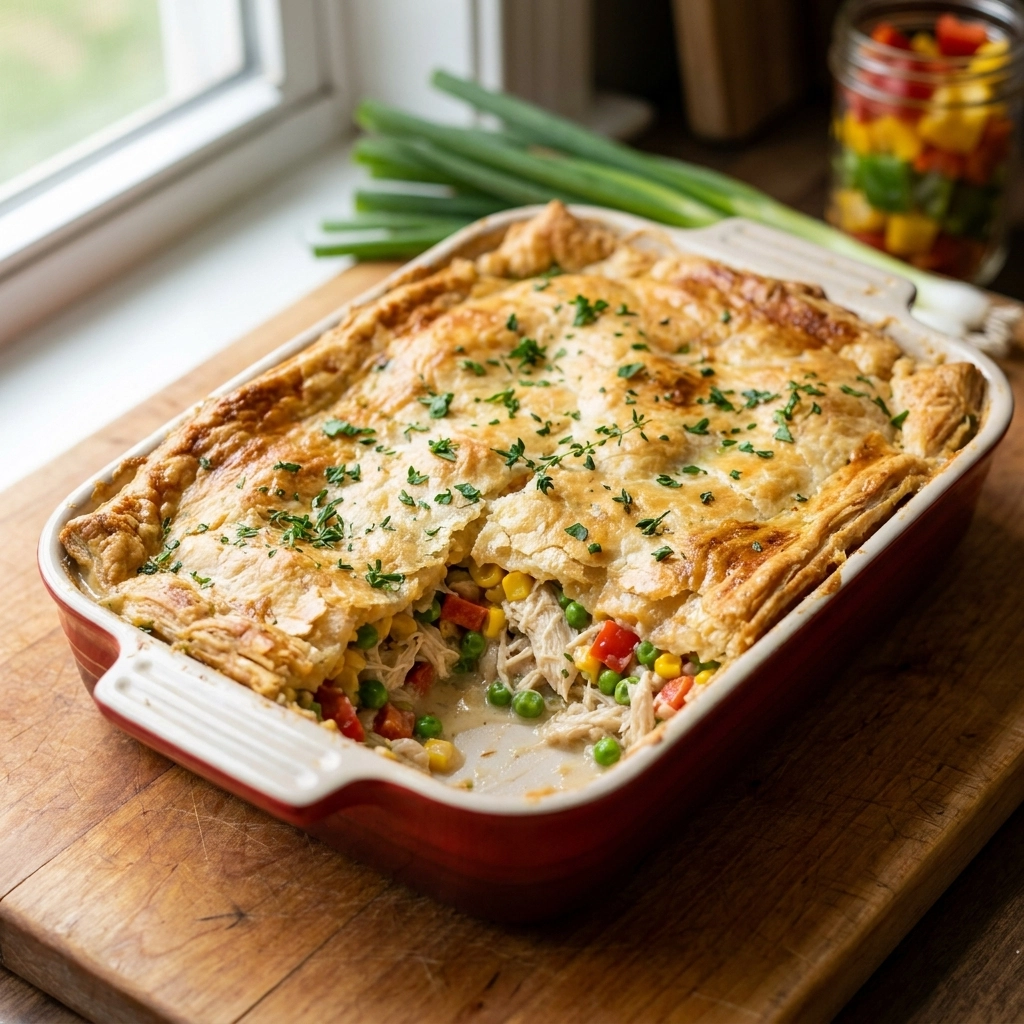 Chicken Pot Pie Casserole: A Cozy Classic Reimagined | Easy Family Dinner Idea