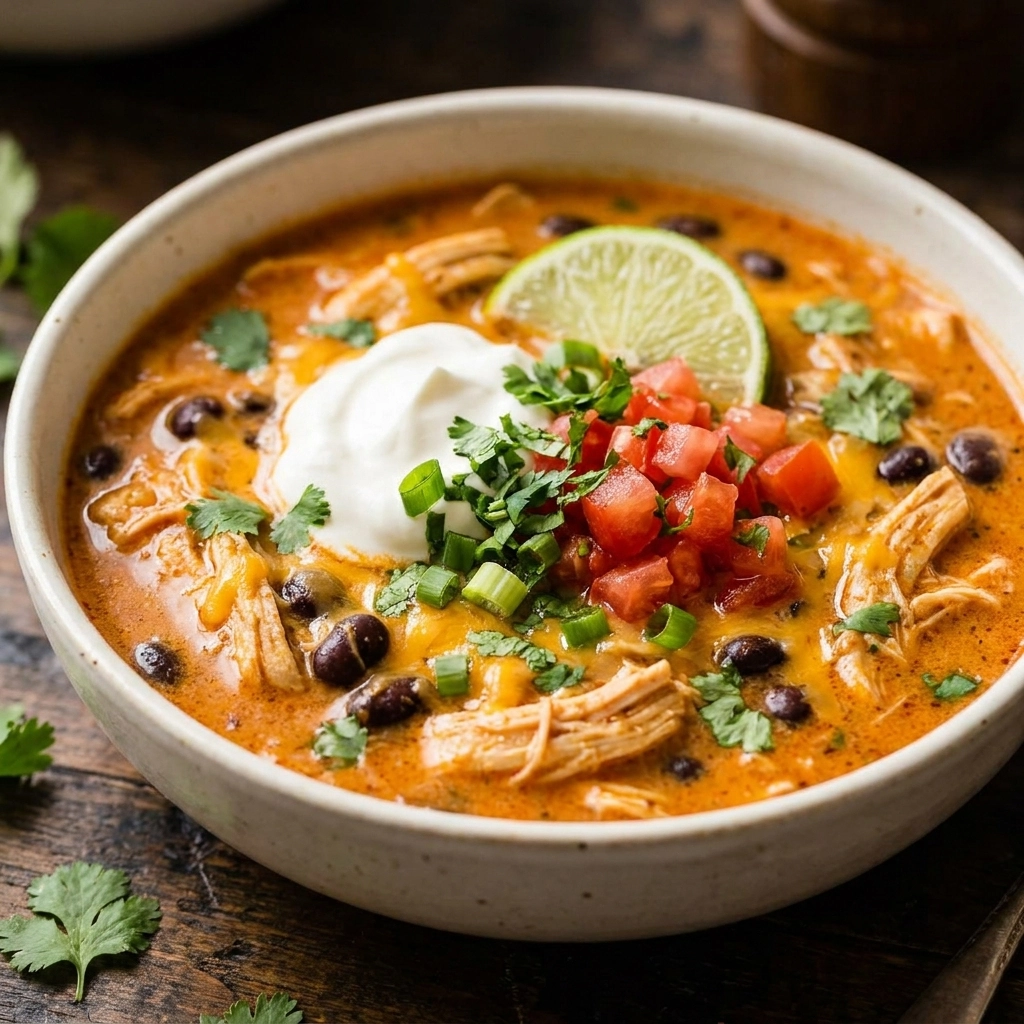 The Ultimate Creamy Chicken Enchilada Soup | Easy Mexican Comfort Food