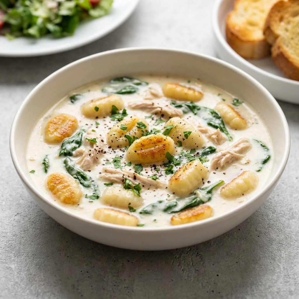 Better Than Olive Garden Chicken Gnocchi Soup Recipe | Easy Creamy Soup Copycat