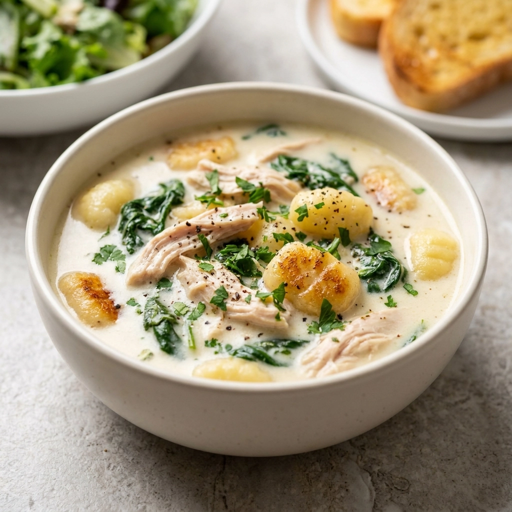 Better Than Olive Garden Chicken Gnocchi Soup Recipe | Creamy Italian Soup