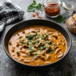 Creamy Hungarian Mushroom Soup | Easy Comfort Food Recipe for Cold Weather