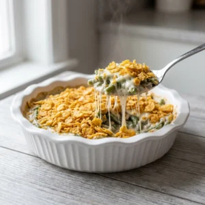 Slow Cooker Green Bean Casserole | Easy Thanksgiving Side Dish Recipe