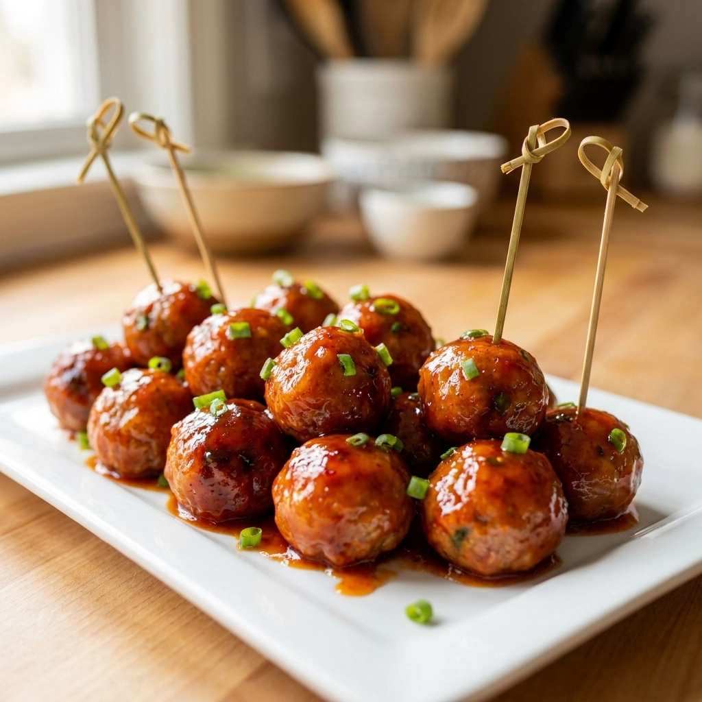 Tangy and Sweet Slow Cooker Grape Jelly Meatballs | Easy Game Day Appetizer