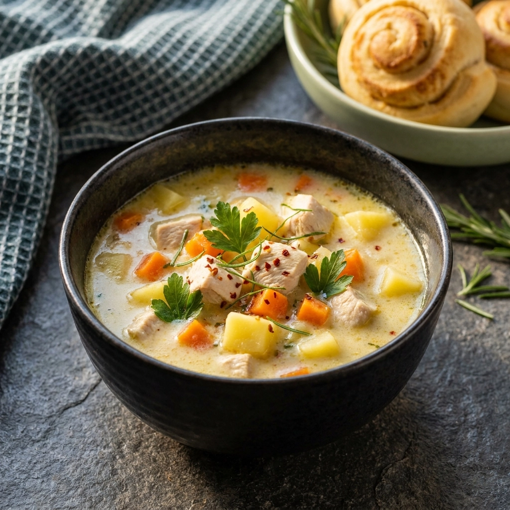 Hearty Chicken Potato Soup for Cold Nights | Cozy Winter Dinner Idea
