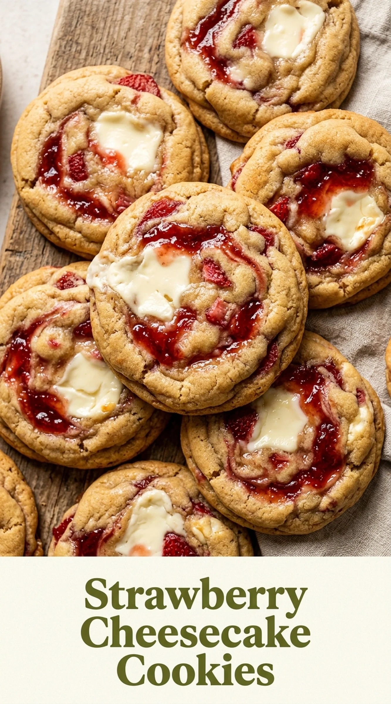 Strawberry Cheesecake Cookies: A Gourmet Fusion Dessert | Easy Summer Cookie Recipe recipe