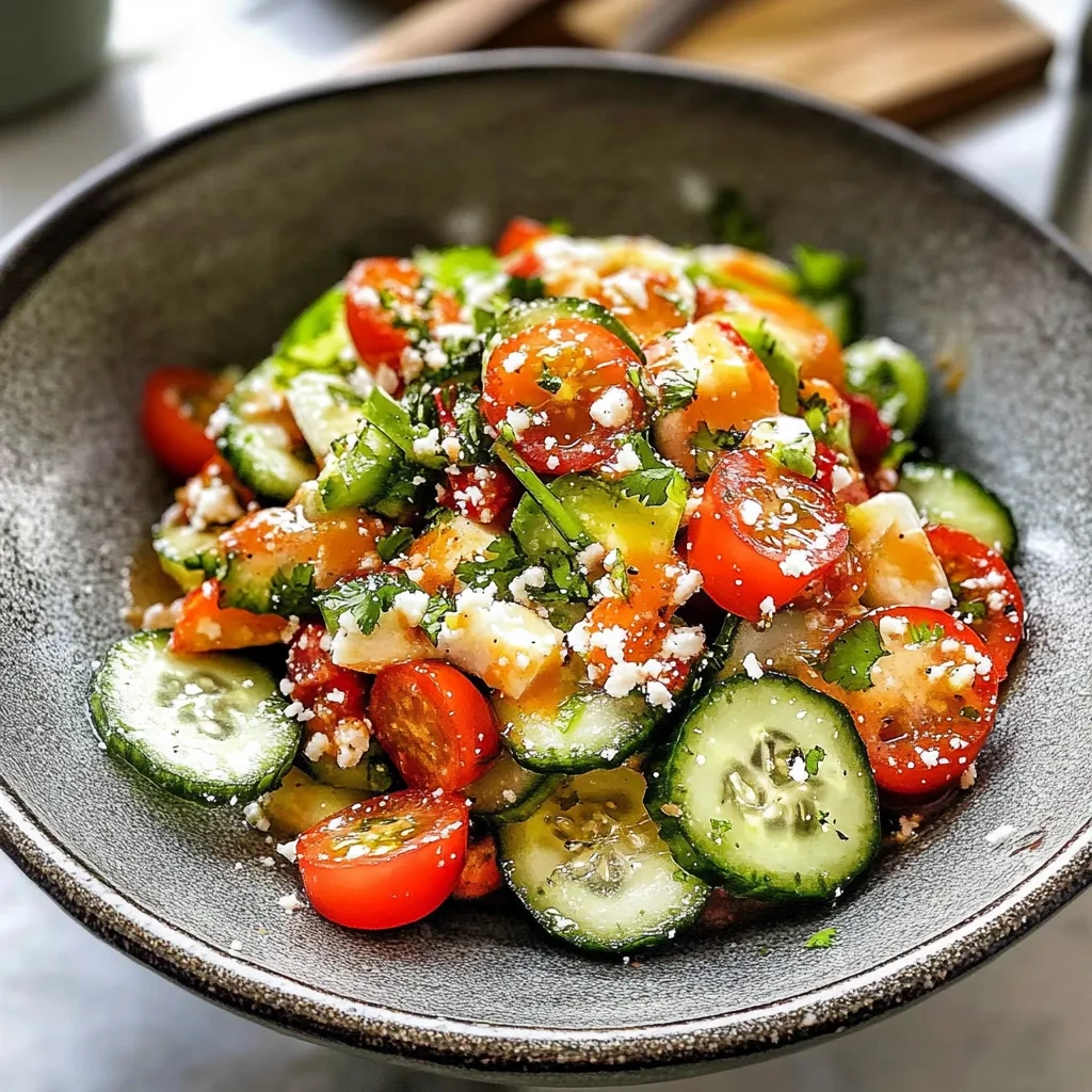 Crispy Mexican Style Cucumber Salad Recipe recipe