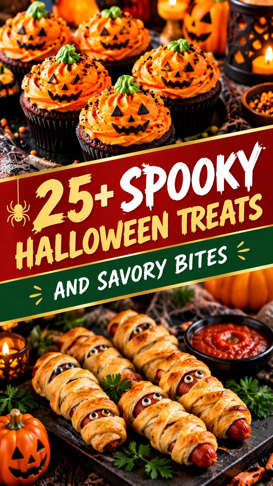 25+ Spooky Halloween Treats and Savory Bites recipe