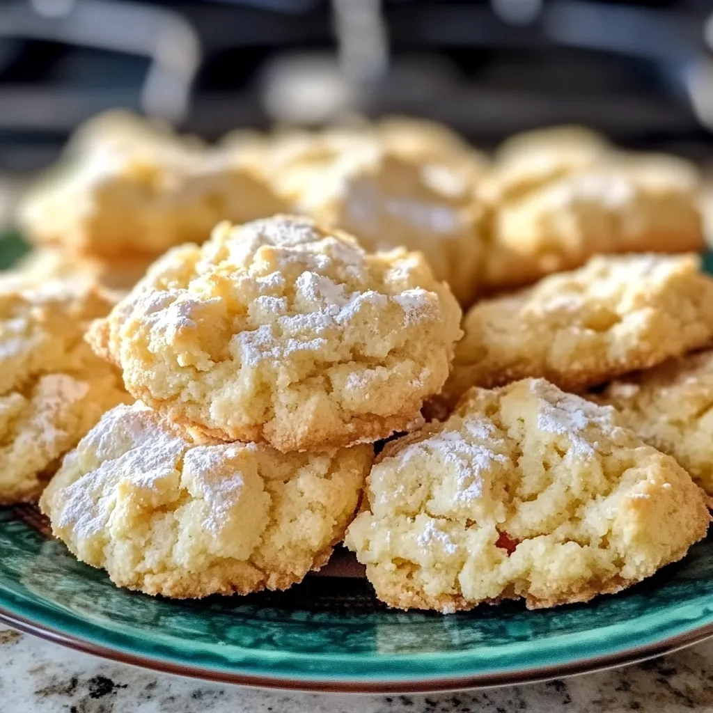 Golden Christmas Gooey Butter Cookies: 20-Minute Delight recipe