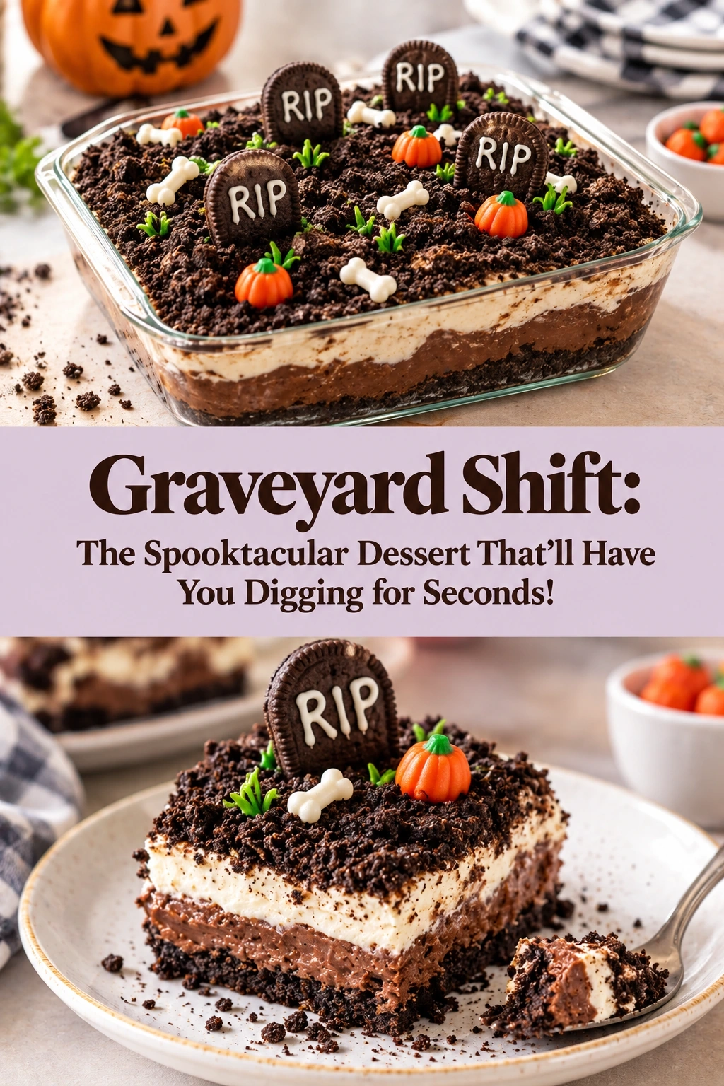 Graveyard Shift: The Spooktacular Dessert That’ll Have You Digging for Seconds! | Halloween Treats recipe