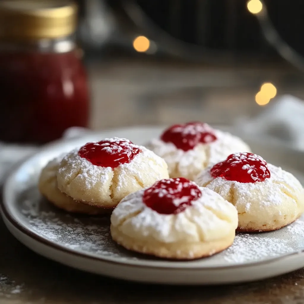 Tasty Soft Christmas Thumbprint Cookies in Just 30 Minutes! recipe