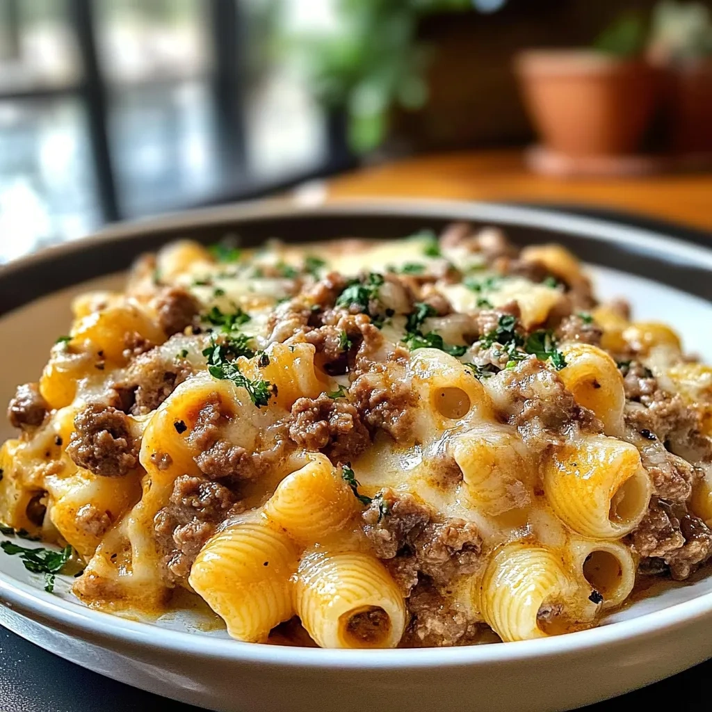Creamy Beef and Shells Recipe: Easy Family Dinner recipe