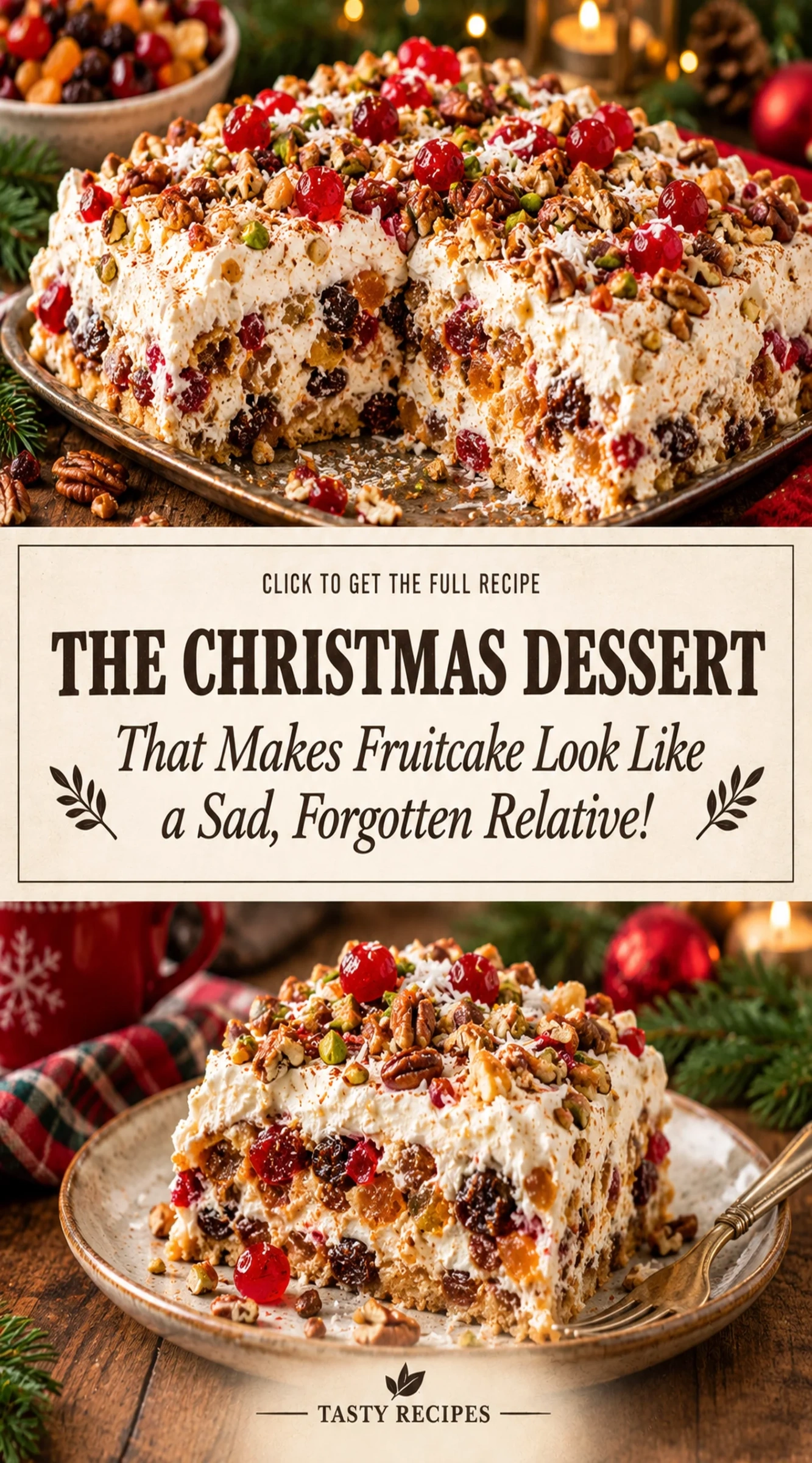 The Christmas Dessert That Makes Fruitcake Look Like a Sad, Forgotten Relative! | Easy Holiday Treat recipe