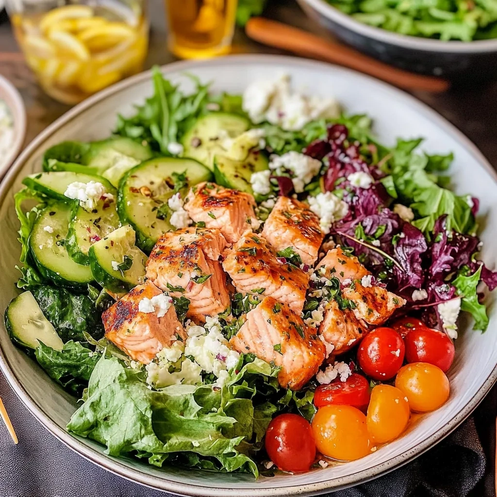 Effortless Salmon Salad Recipe: Quick & Nutritious recipe