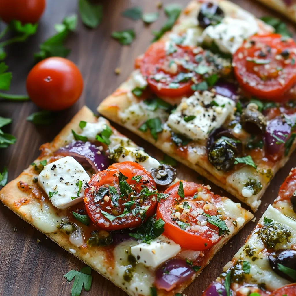 Delightful Top Mediterranean Flatbread Pizza Recipe recipe