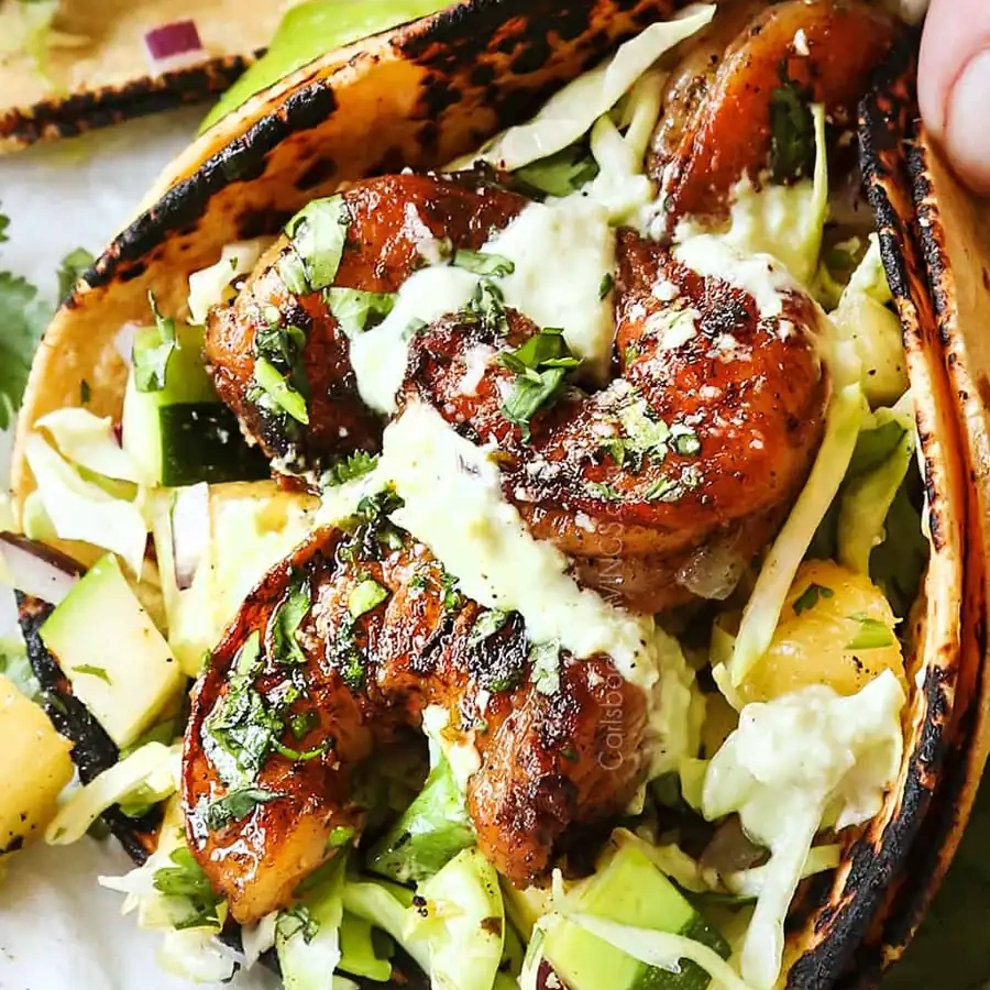 Award-Winning Spicy Shrimp Tacos — Healthy & Ready in 30 Minutes recipe
